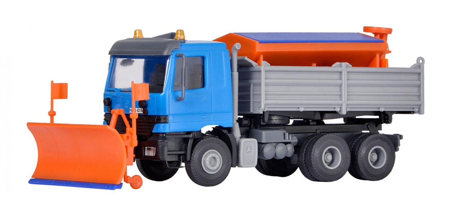 Kibri 15006 H0 MB ACTROS mit Schneepflug