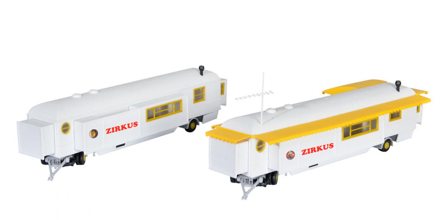 Kibri 15704 H0 Schaustellerwagen, 2 Stück