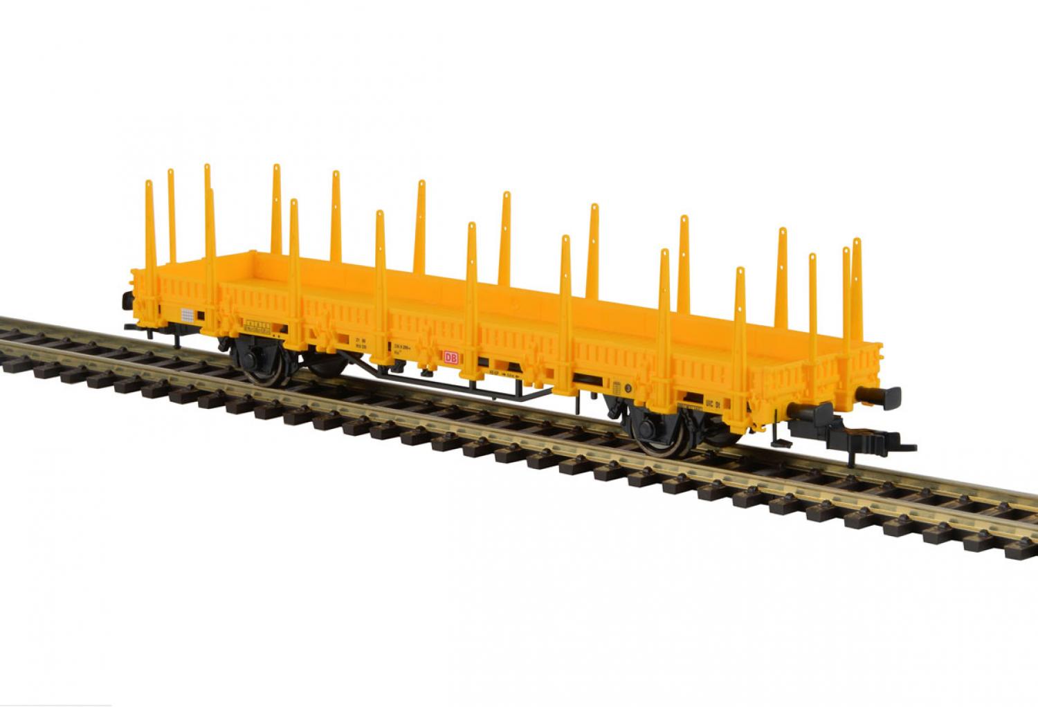 Kibri 16200 H0 Niederbordwagen, gelb