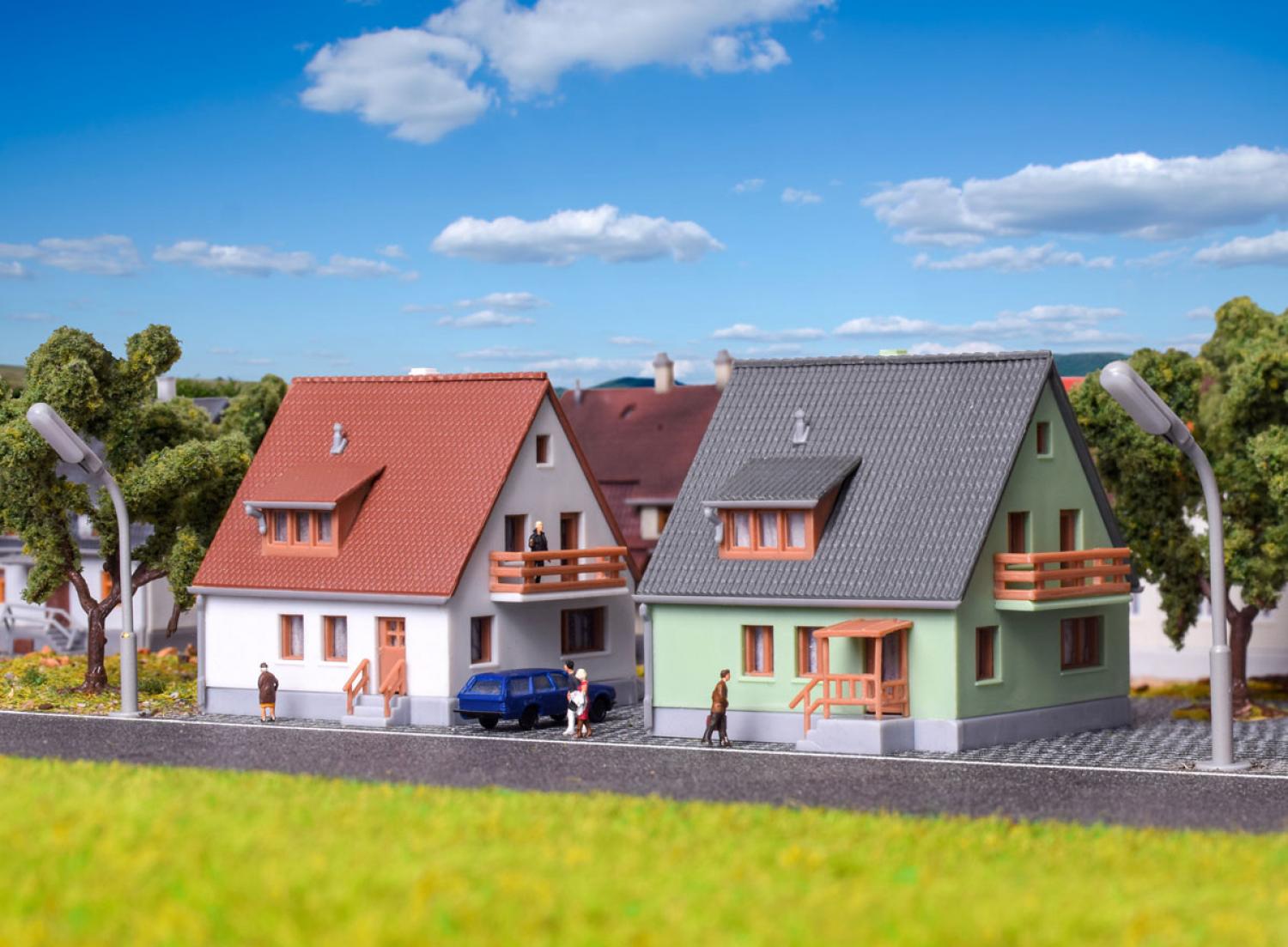 Kibri 36829 Z Siedlungshaus Steinw. 2 Stk
