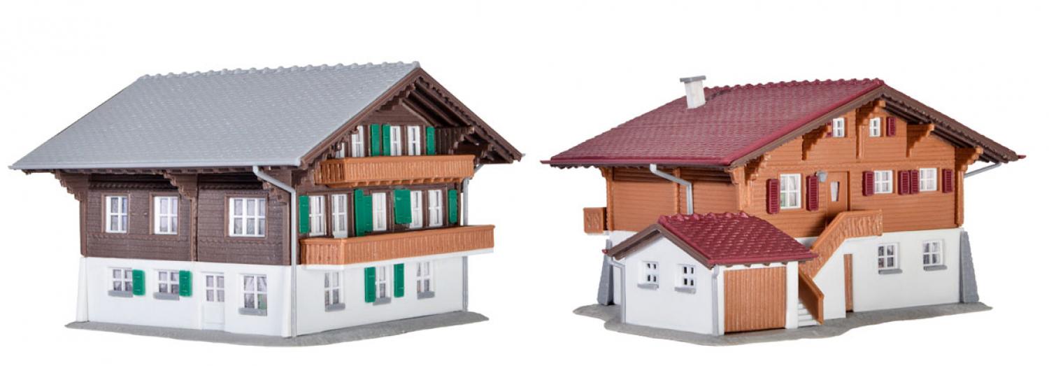 Kibri 37034 N Chalet Lenk, 2 Stueck