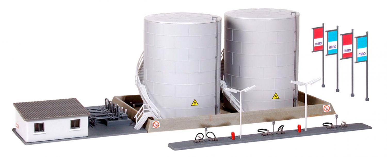 Kibri 37467 N Zwei Hochtanks MIRO mit Büro