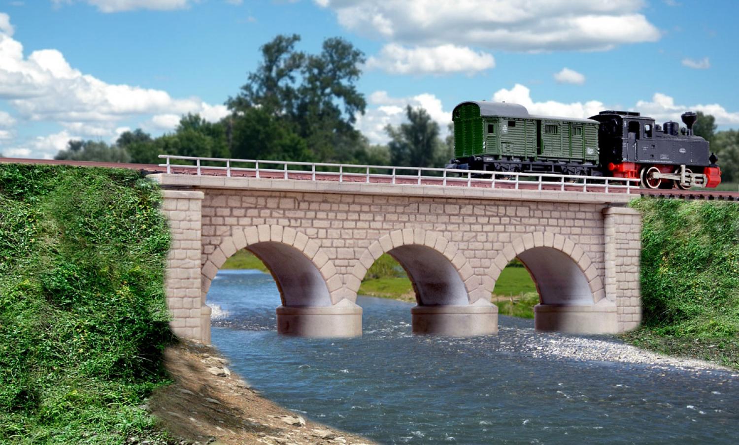 Kibri 37660 N/Z Erzberg-Brücke mit Eisbrecher