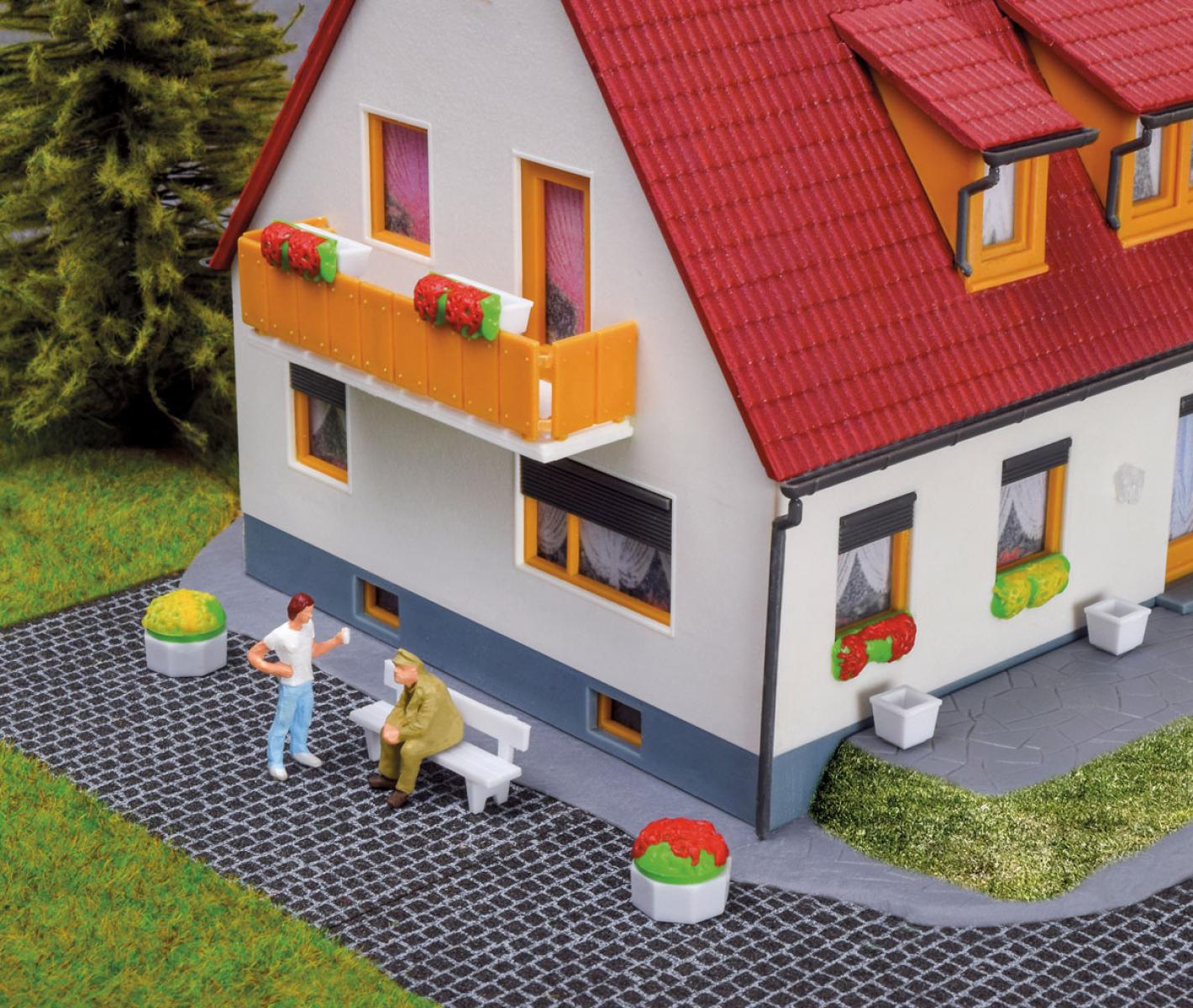 Kibri 38141 H0 Deko-Set Gartenausstattung