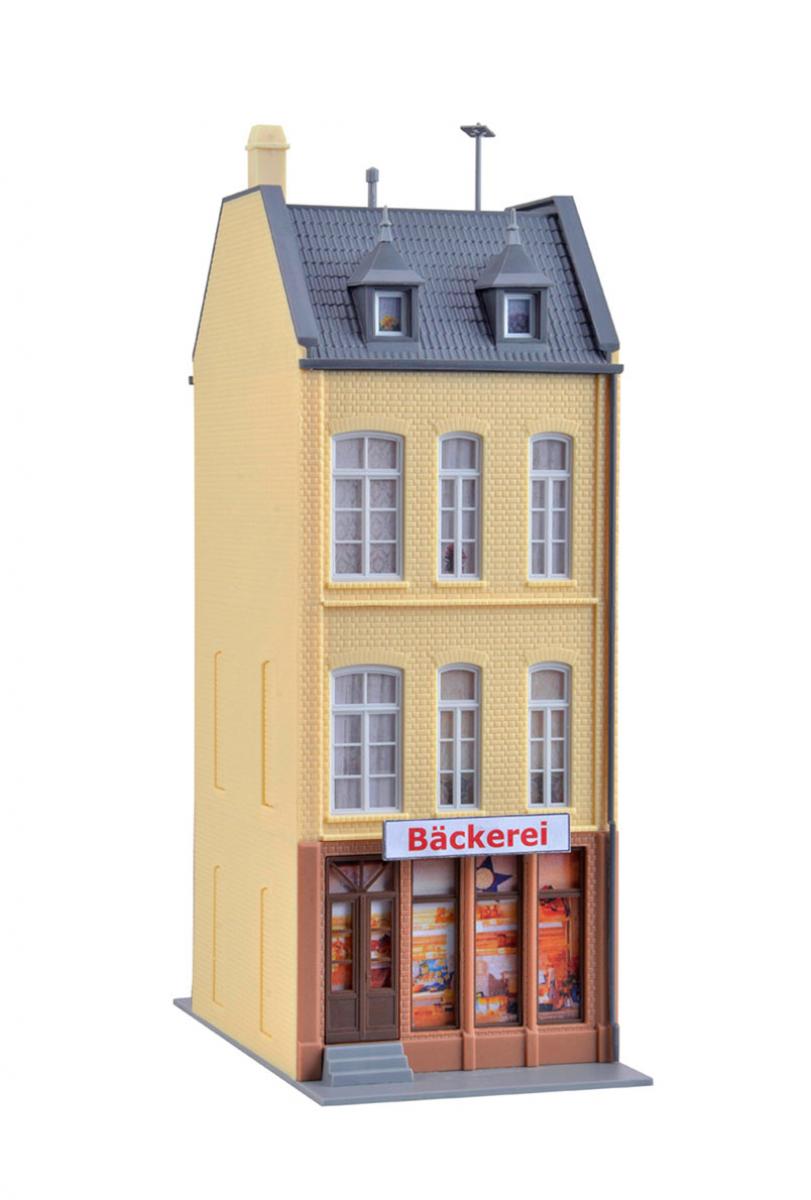 Kibri 38393 H0 Stadthaus Eiscafé/Bäckerei