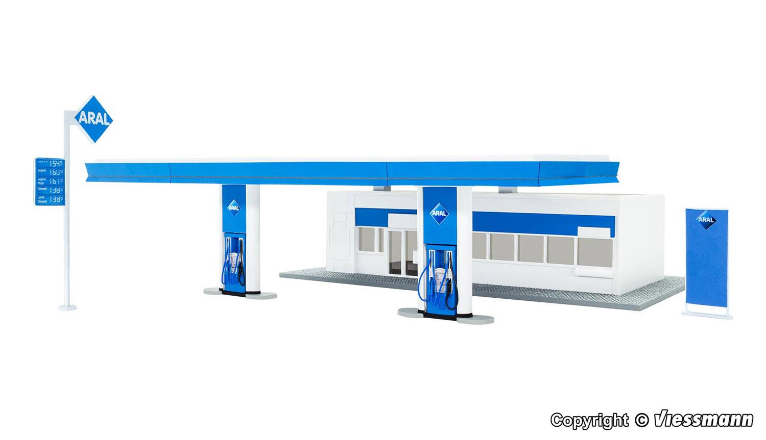 Kibri 38547 H0 Moderne ARAL Tankstelle