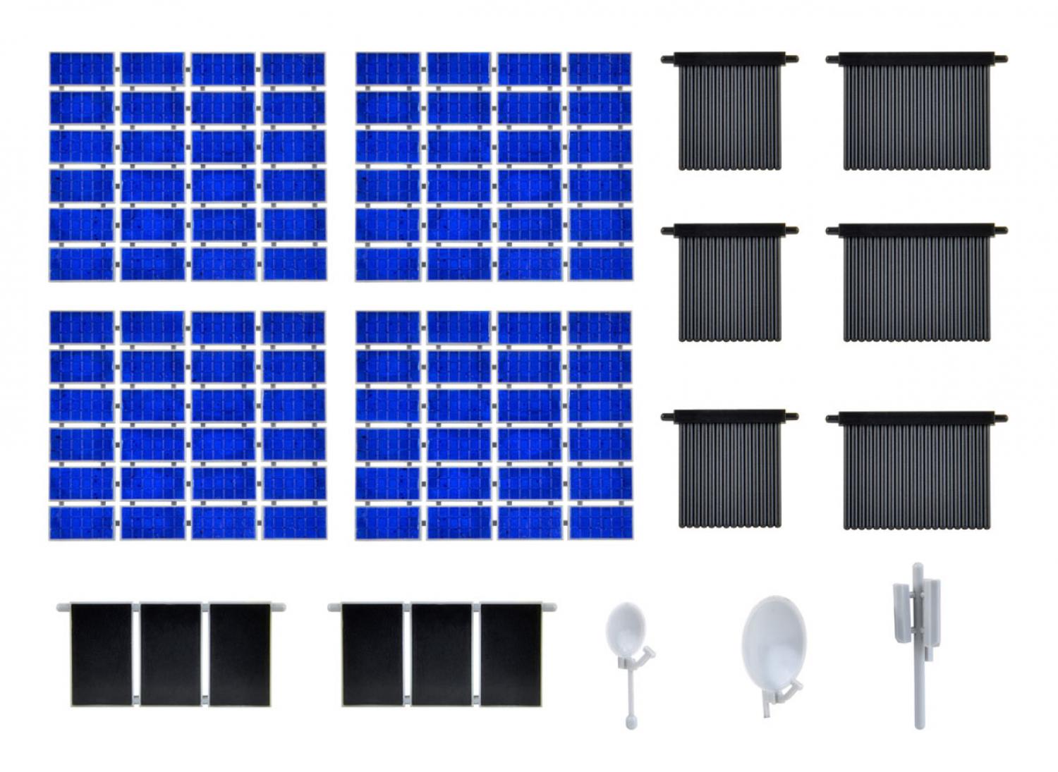 Kibri 38602 H0 Deko-Set Solar, Roehren, P