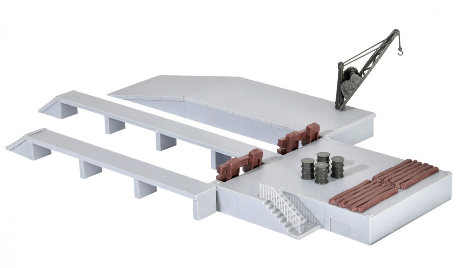 Kibri 38620 H0 Deko-Set Laderampen mit Kr