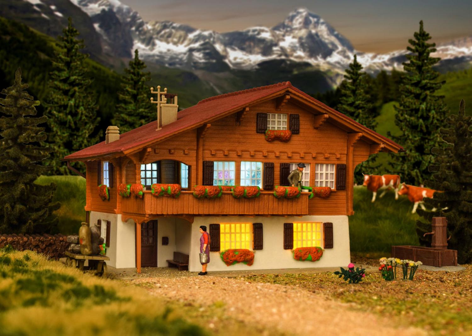 Kibri 38805 H0 Chalet in Brienz