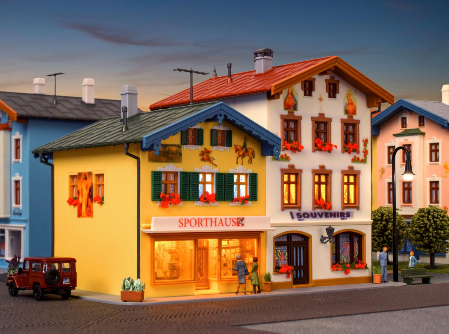 Kibri 38820 H0 Sporthaus und Souvenir-Sho
