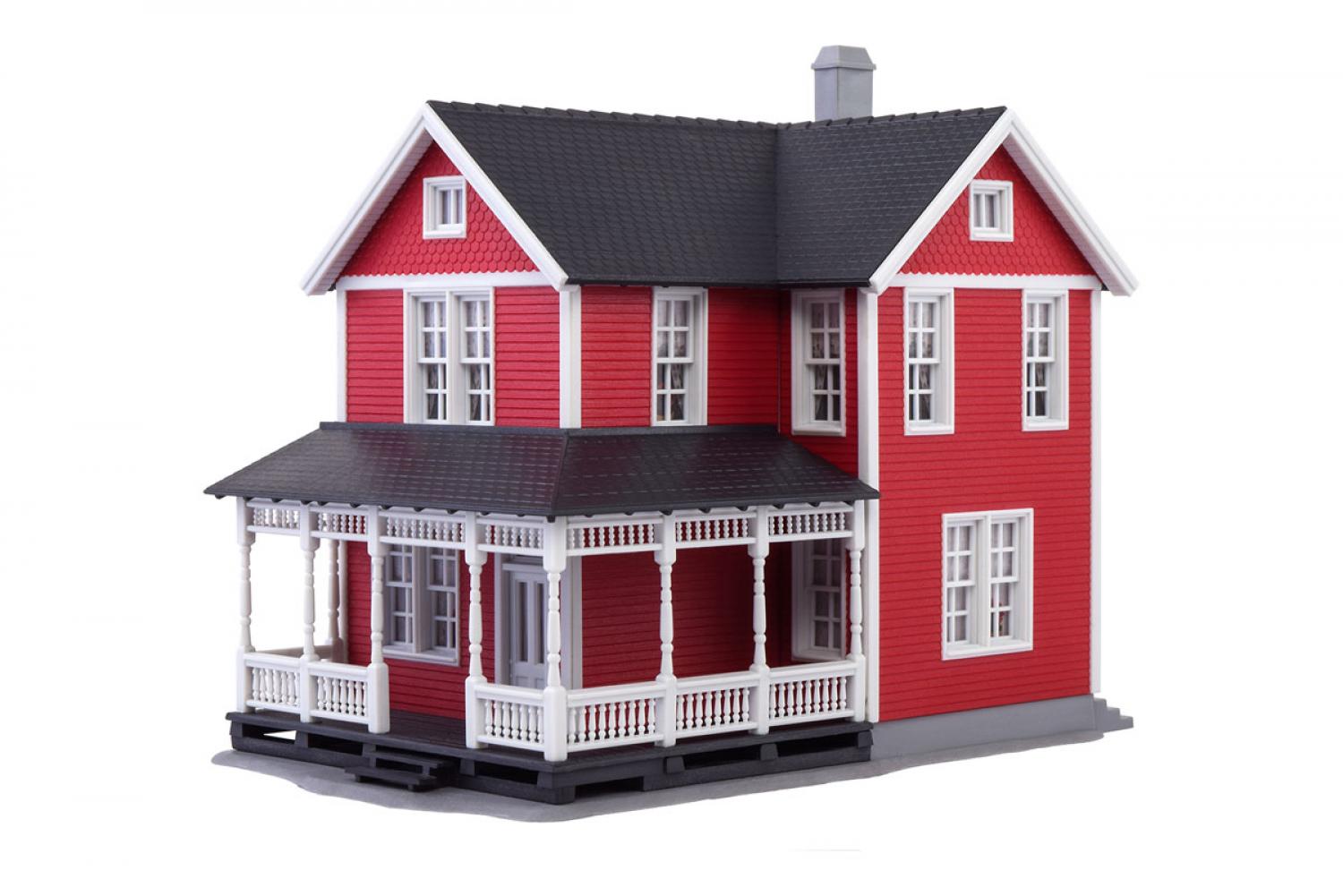 Kibri 38840 H0 Schwedenhaus, rot