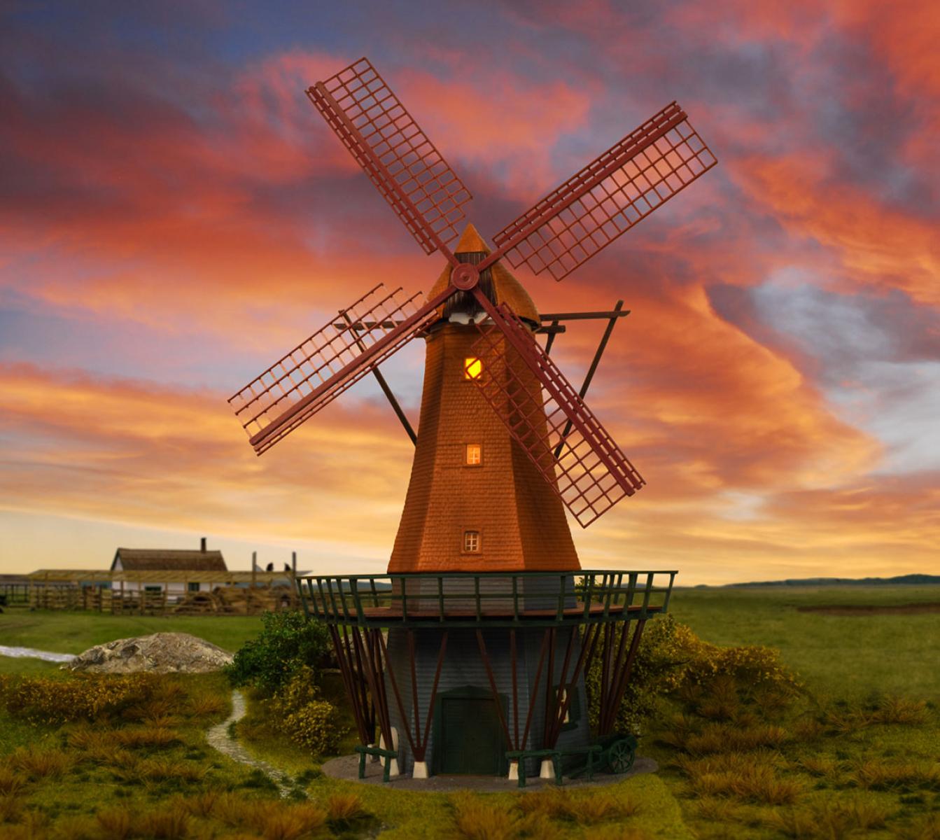 Kibri 39150 H0 Windmuehle auf Fehmarn