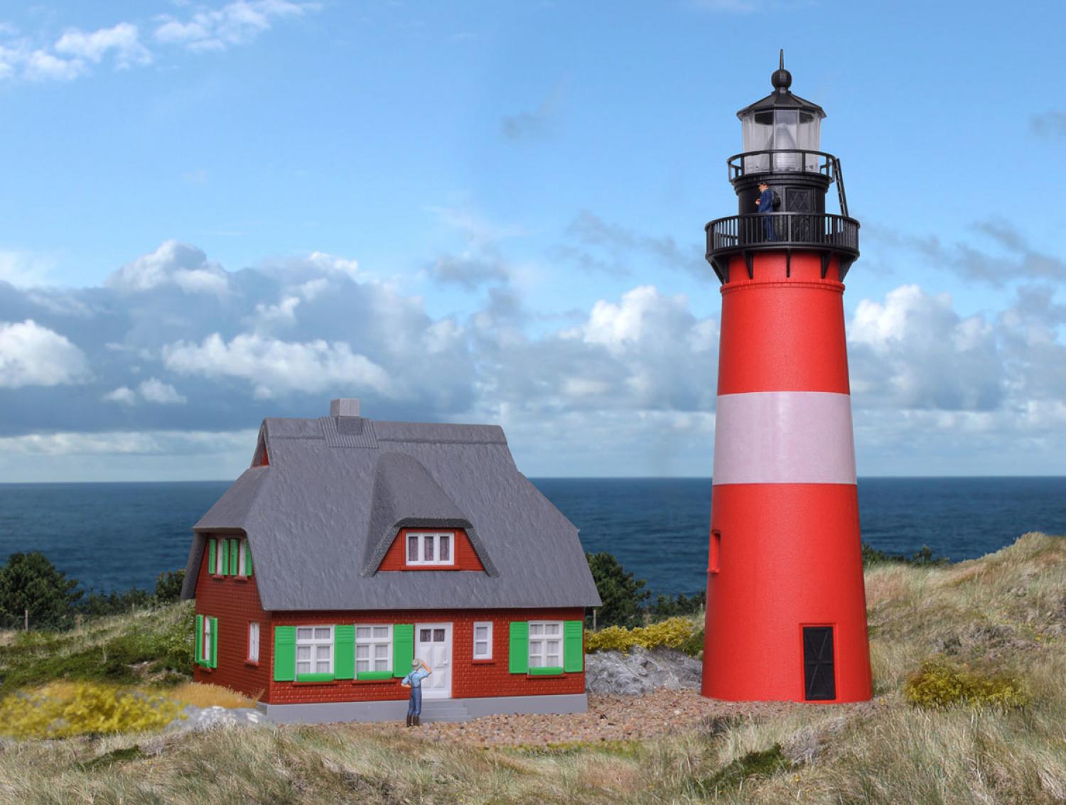 Kibri 39166 H0 Leuchtturm Hoernum Sylt