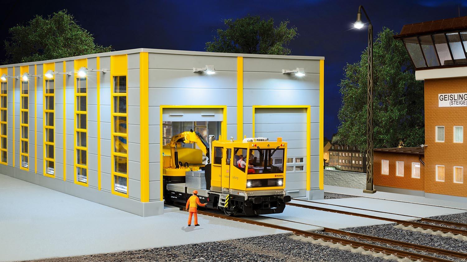 Kibri 39252 H0 Wartungshalle GleisBau