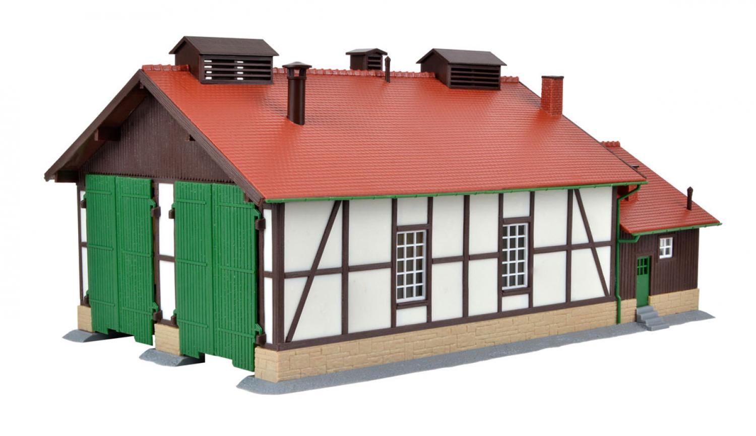 Kibri 39438 H0 Lokschuppen, zweiständig