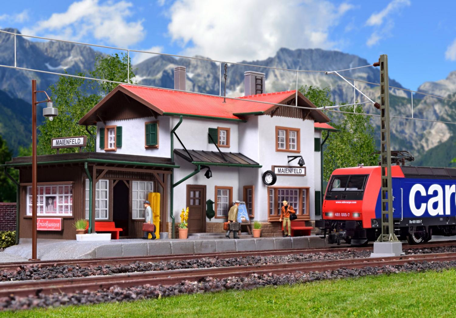 Kibri 39496 H0 Bahnhof Maienfeld inkl.HBL