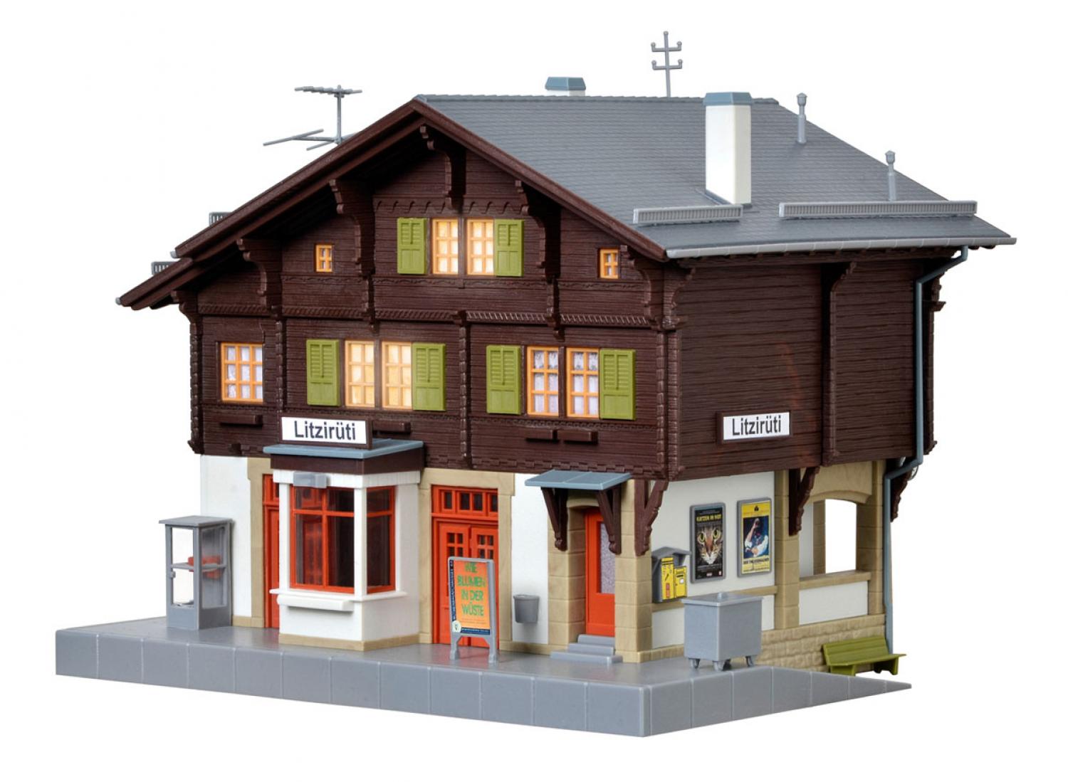 Kibri 39497 H0 Bahnhof Litziruti inkl.HBL