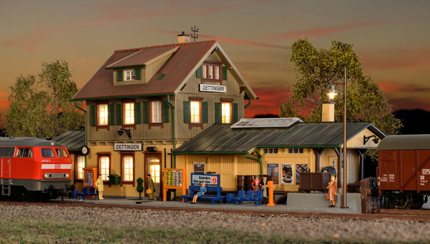 Kibri 39507 H0 Bahnhof Dettingen
