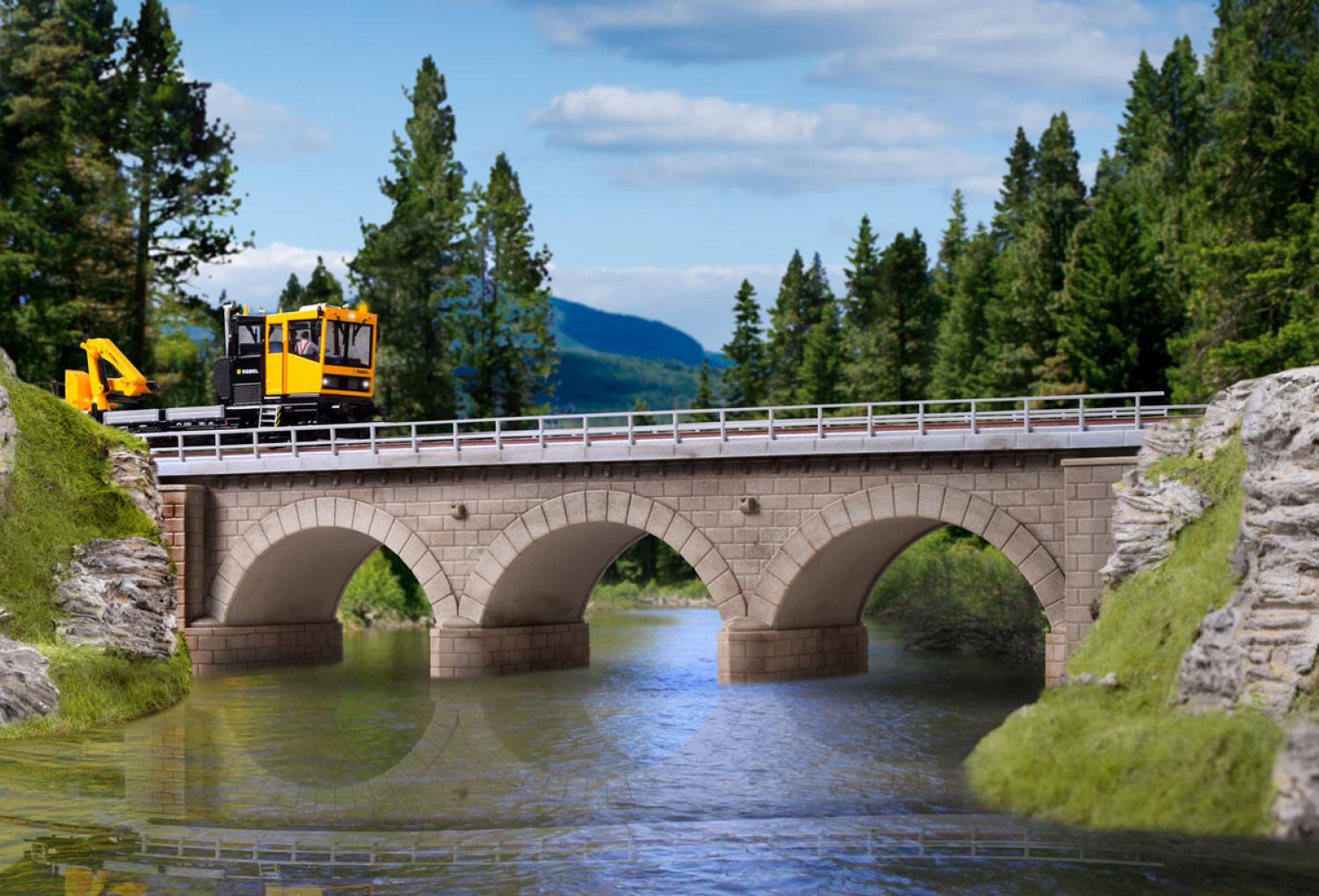 Kibri 39721 H0 Steinbogenbrücke gerade