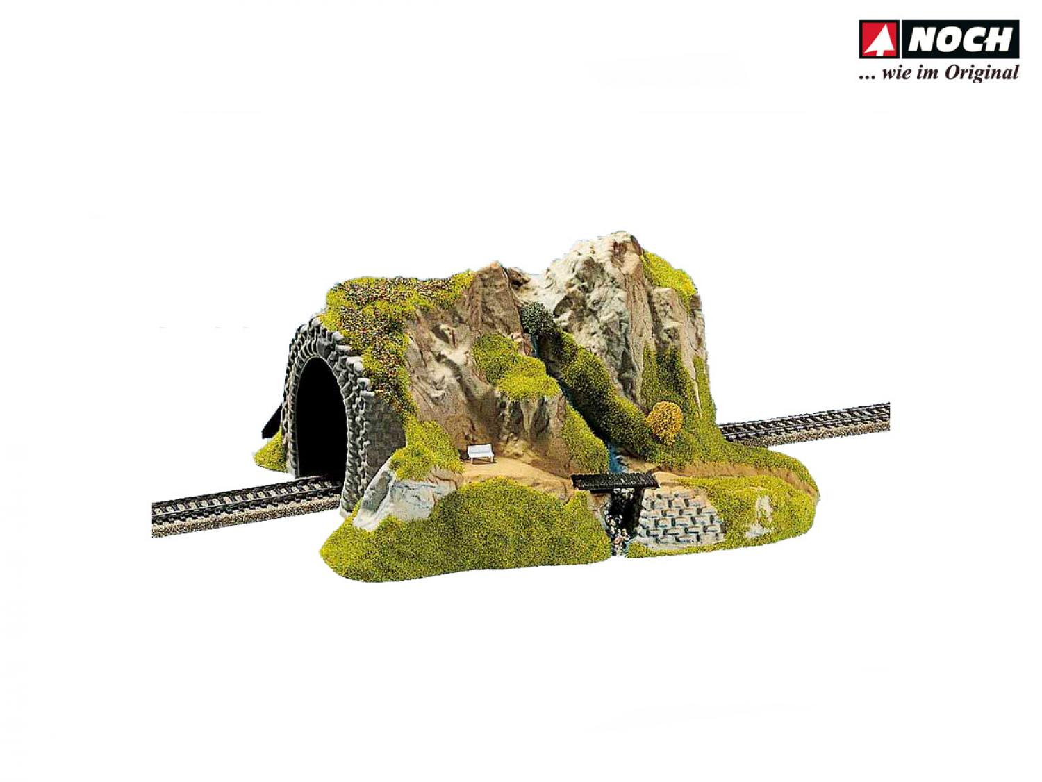 Noch 02200 H0 Tunnel  1-gleisig, gerade, 34 x 27 cm