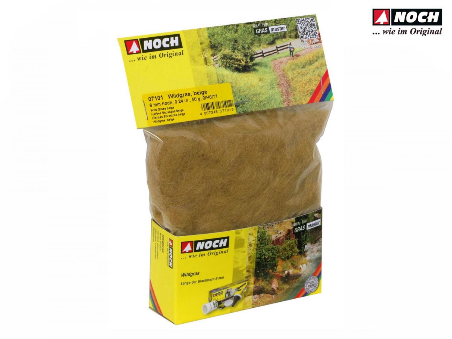 Noch 07101 Wildgras beige, 6 mm, 50 g