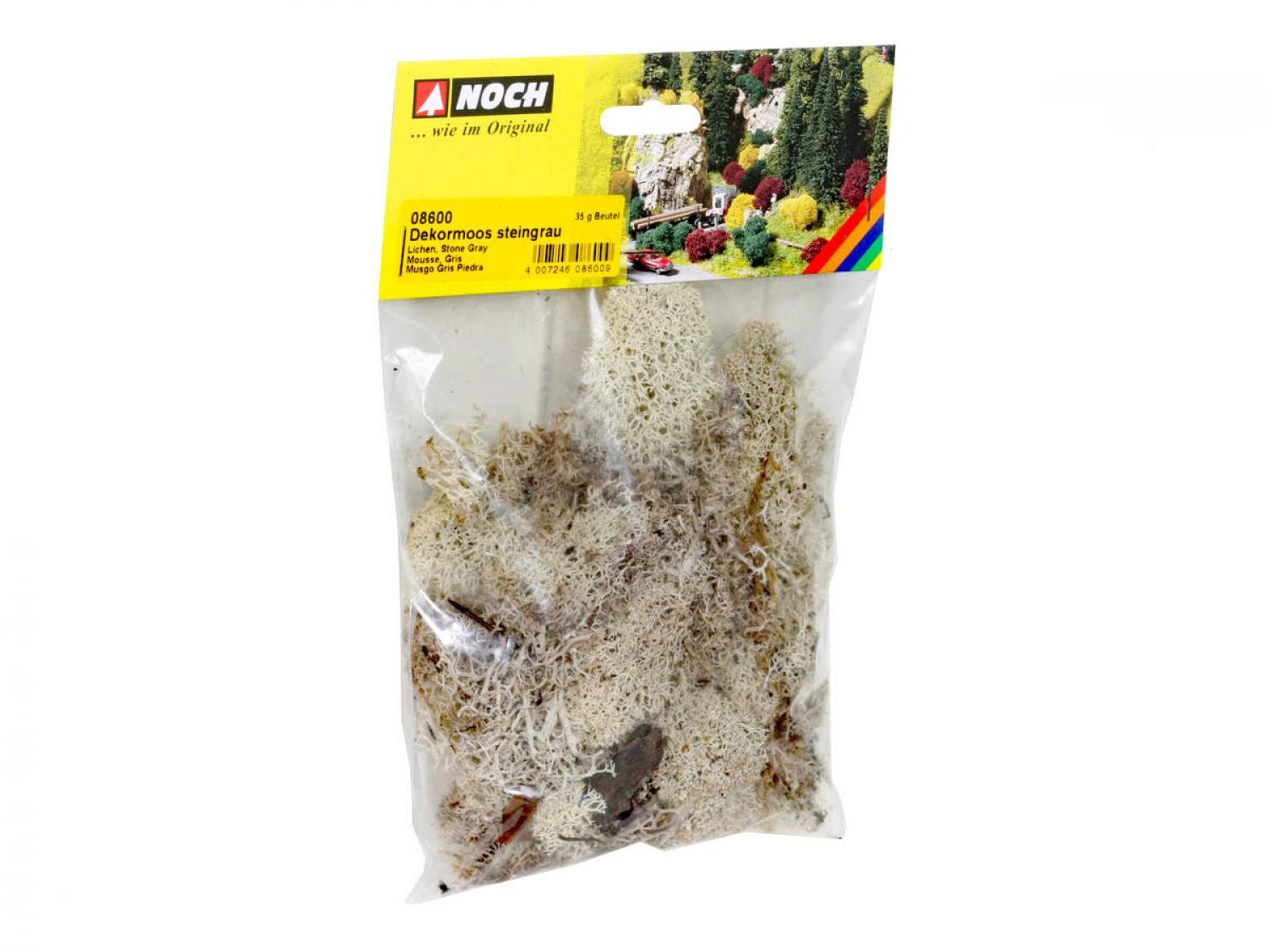 Noch 08600 Dekormoos steingrau, 35 g
