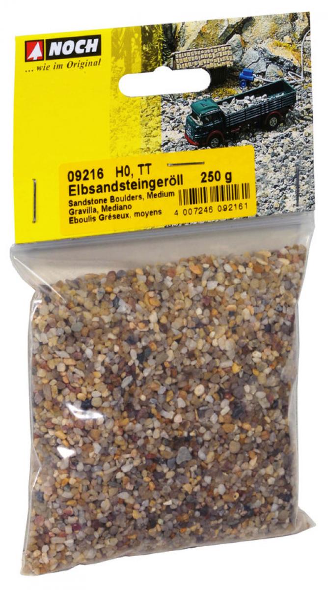 NOCH 09216 Elbsandsteingeröll 250 g (alle Spuren)