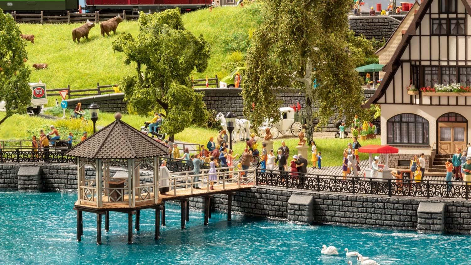 Noch 14264 Event-Pavillon “Fischersteg” H0