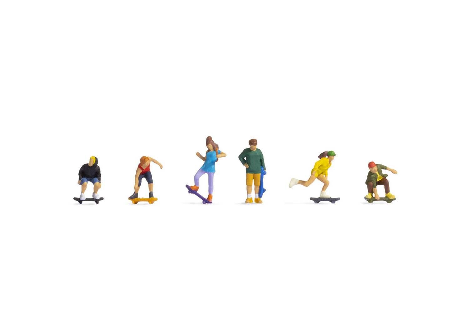 NOCH 15889 H0 Figuren Skateboarder