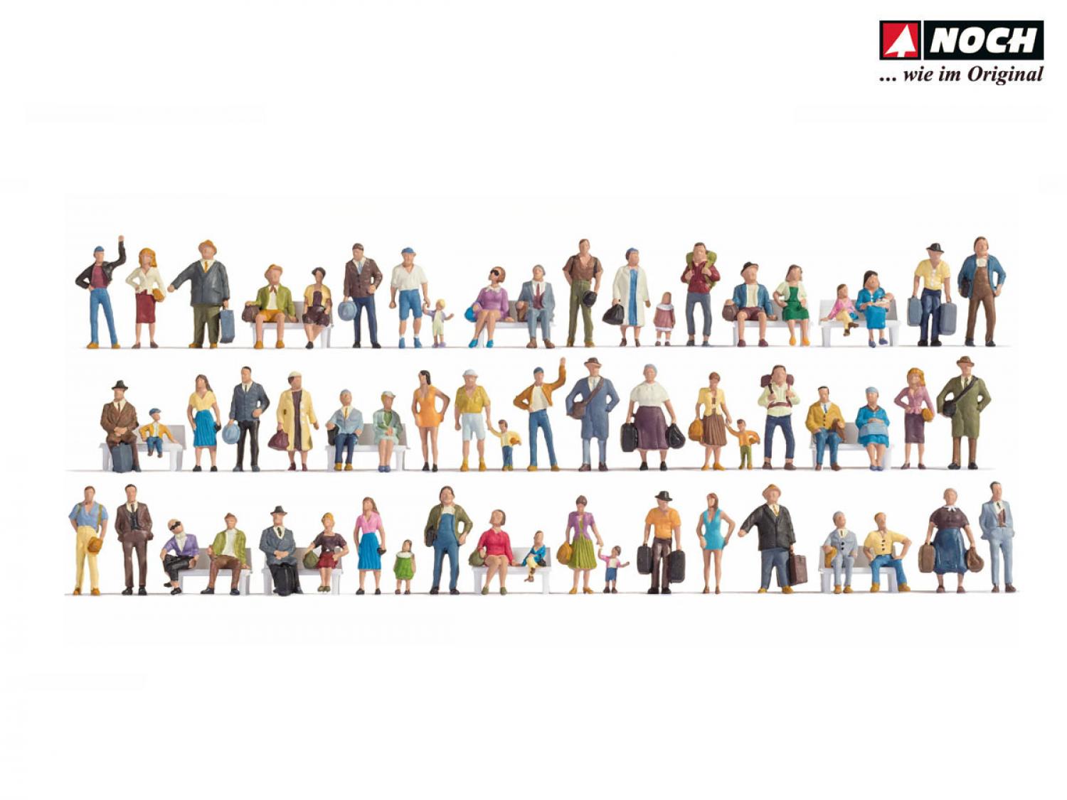 Noch 16070 H0 Mega-Spar-Set Figuren 60 Figuren