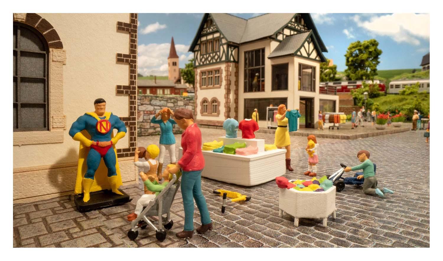 Noch 16240 H0 Figuren-Themenwelt "Spielwarenladen"
