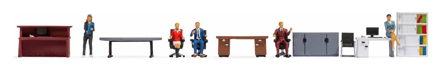 Noch 16251 H0 Figuren-Themenwelt "Büro"