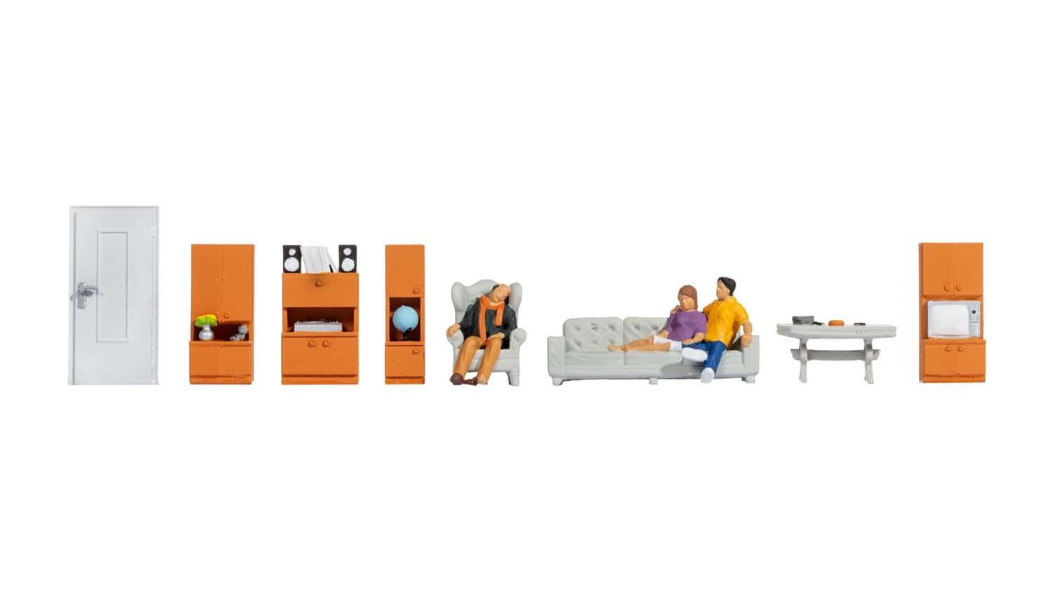Noch 16286 H0 Figuren-Themenwelt "Wohnzimmer"