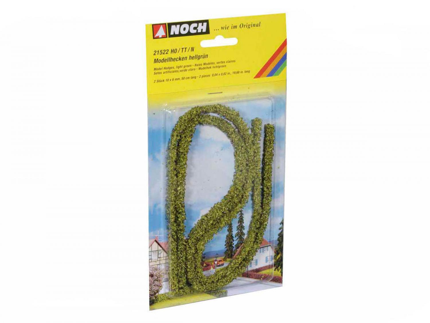 Noch 21522 Modellhecken grün, 2 Stück, 1 x 0,6 cm