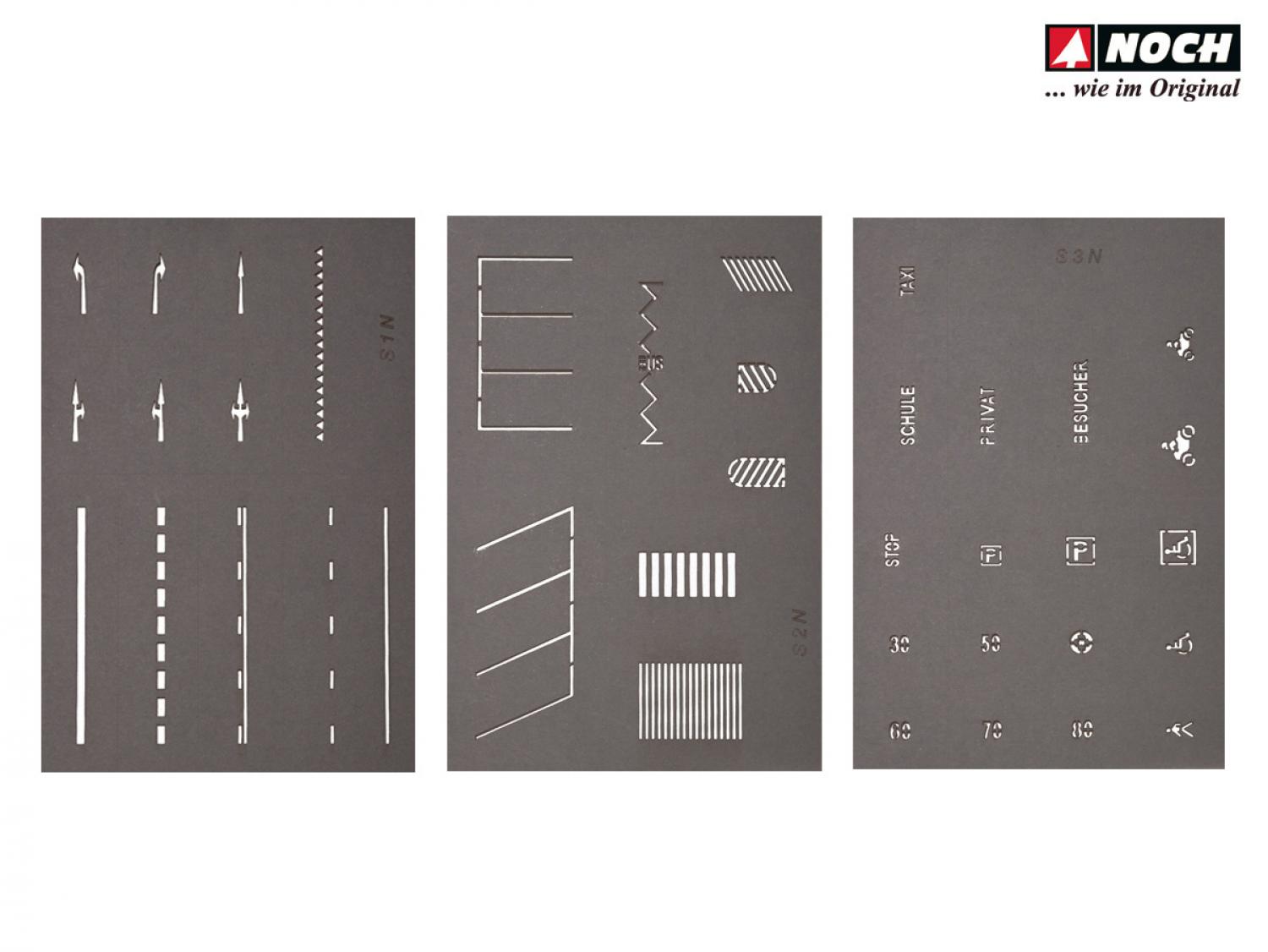 Noch 34240 N Straßenmarkierungs-Schablonen