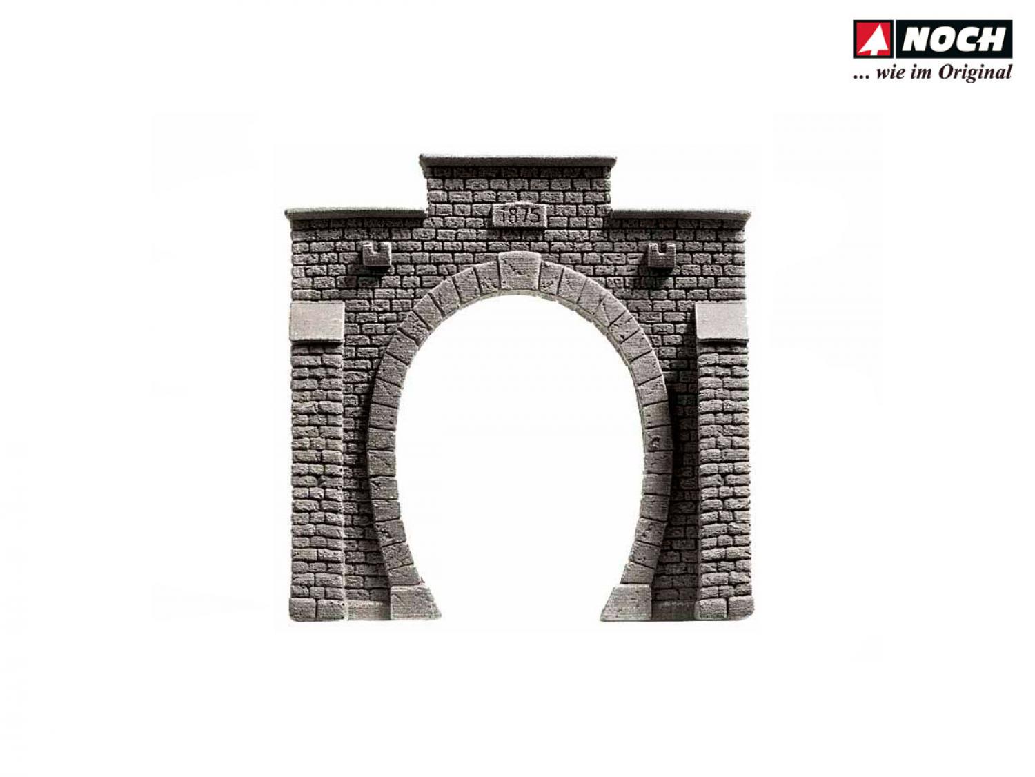 Noch 34851 N Tunnel-Portal 1-gleisig, 7,9 x 7,6 cm