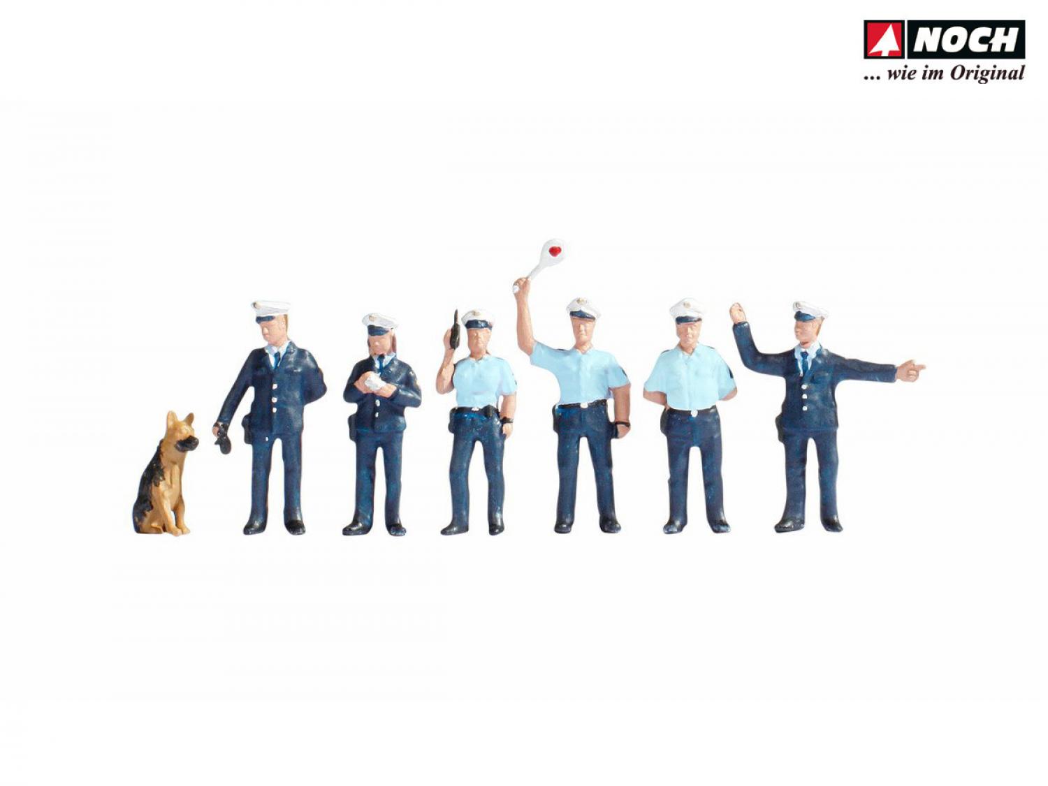 NOCH 45091 Polizisten, blaue Uniform  (TT)