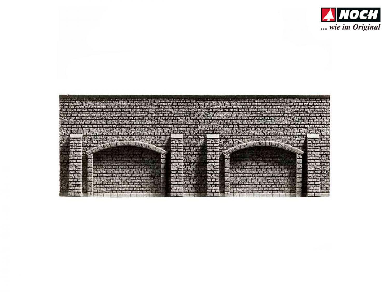 Noch 48059 TT Arkadenmauer extra-lang, 51,6 x 9,8 cm