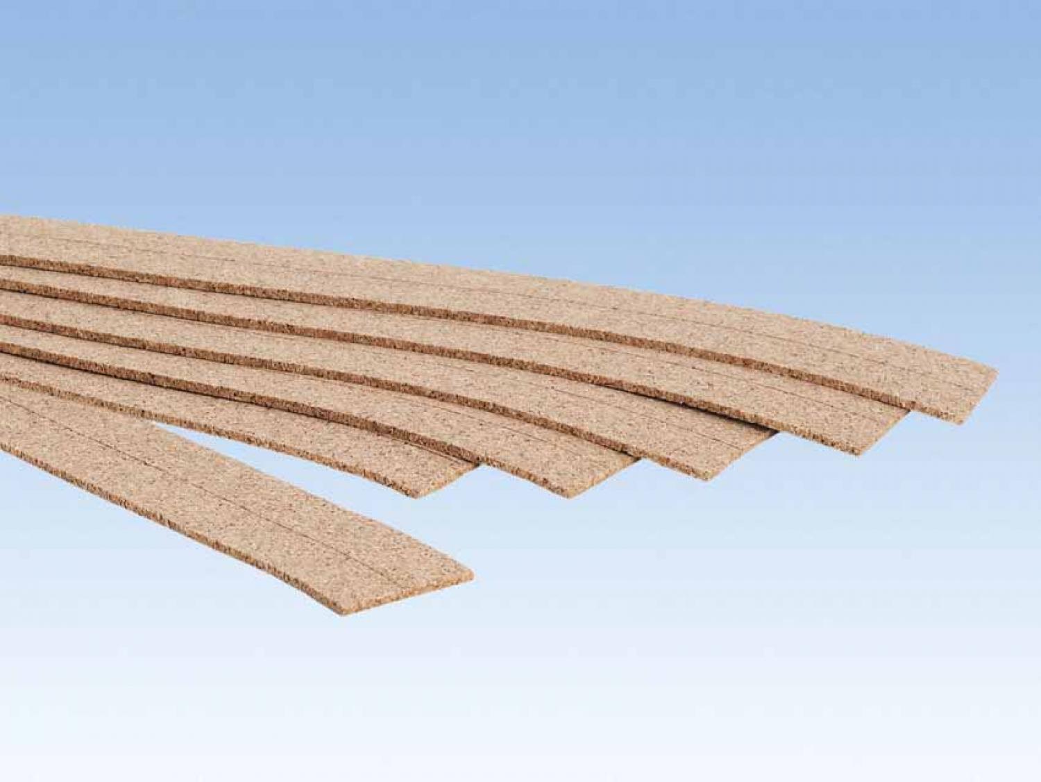 Noch 50462 Kork-Gleisbettung, 3 mm hoch 18 Stück