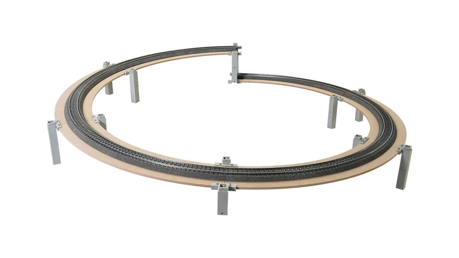 Noch 53073 Gleiswendel, Aufbaukreis, 481/542mm (H0)