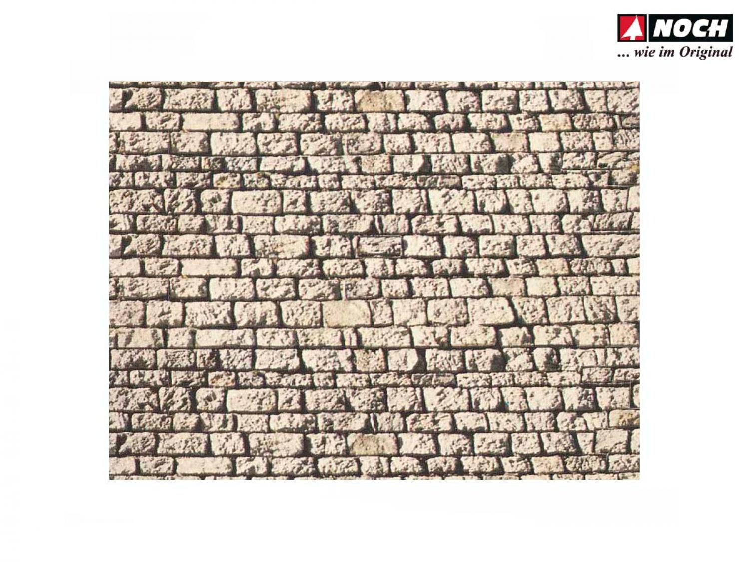 Noch 57560 H0,TT Mauerplatte “Quaderstein” 32 x 15 cm