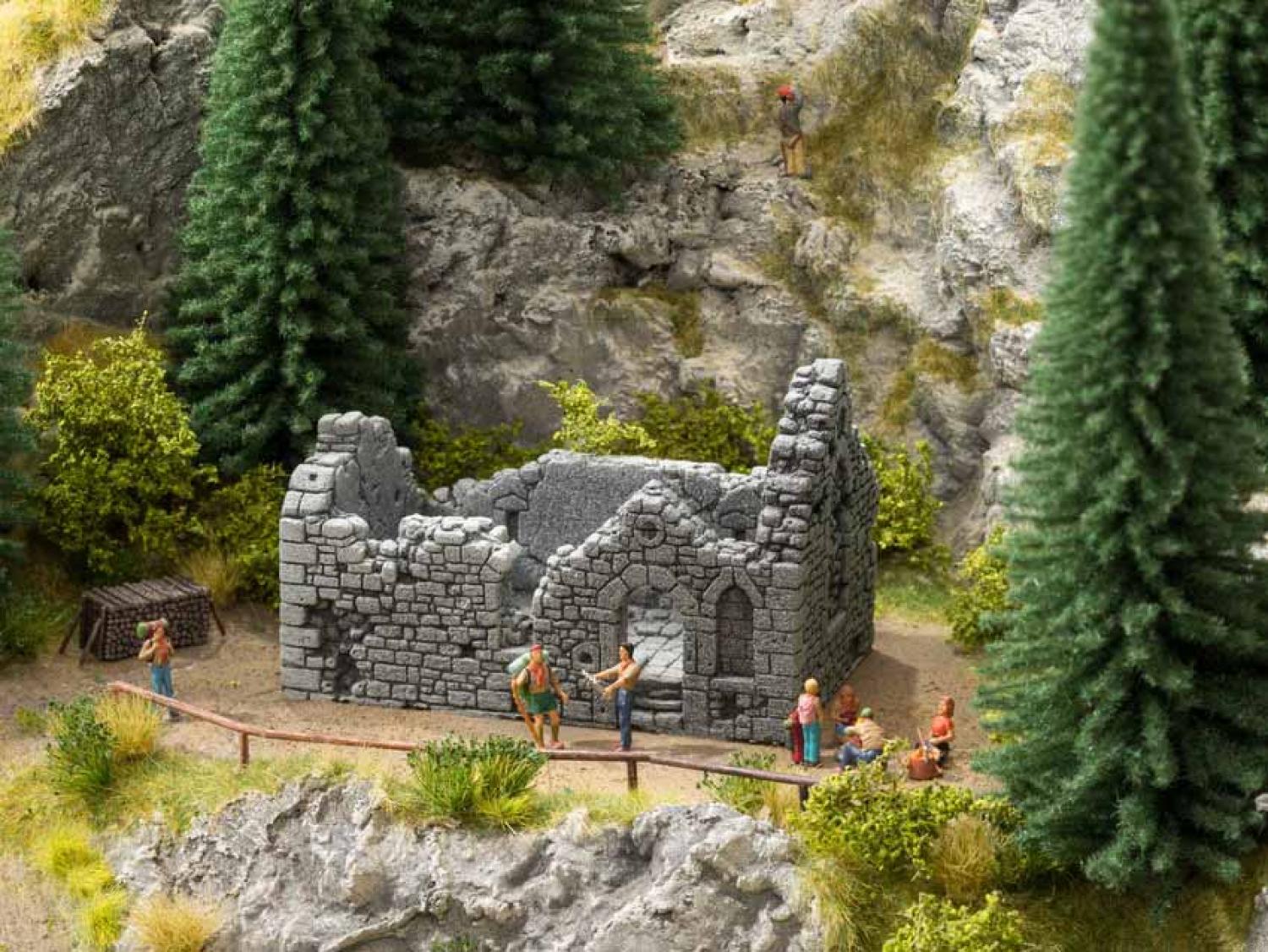 Noch 58611 Kapellenruine 10,5cm x 6,7cm, 6,7cm