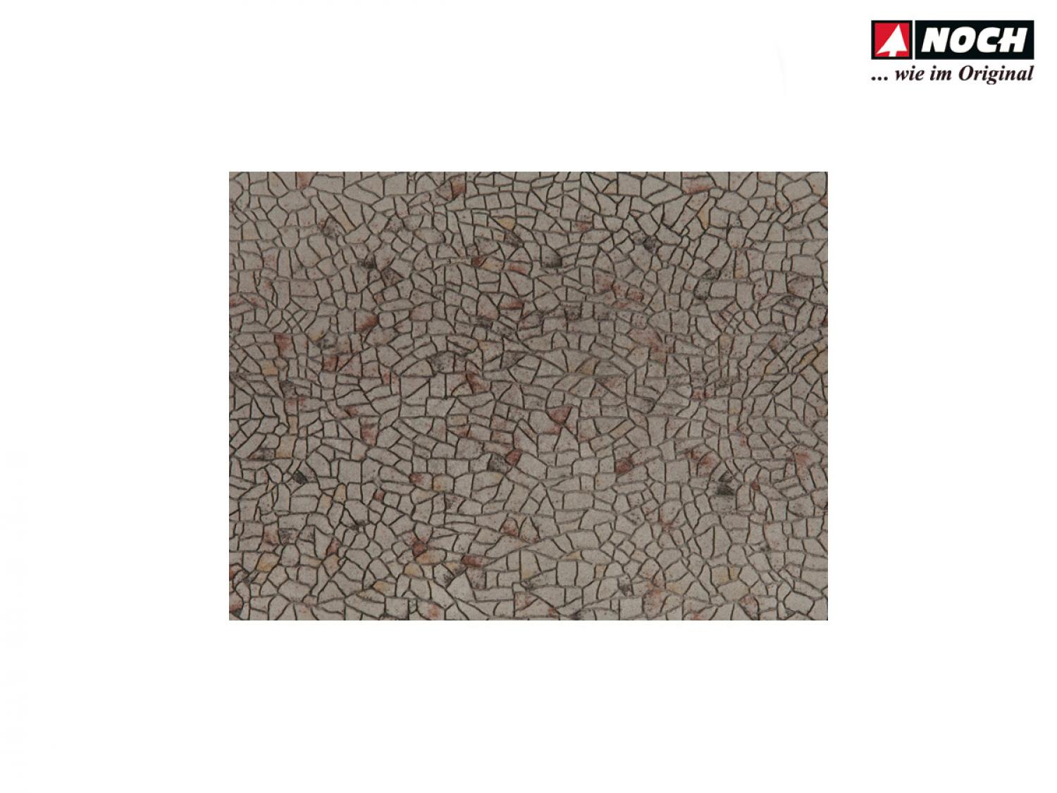 Noch 60365 H0 3D-Strukturfolie Steinplatten
