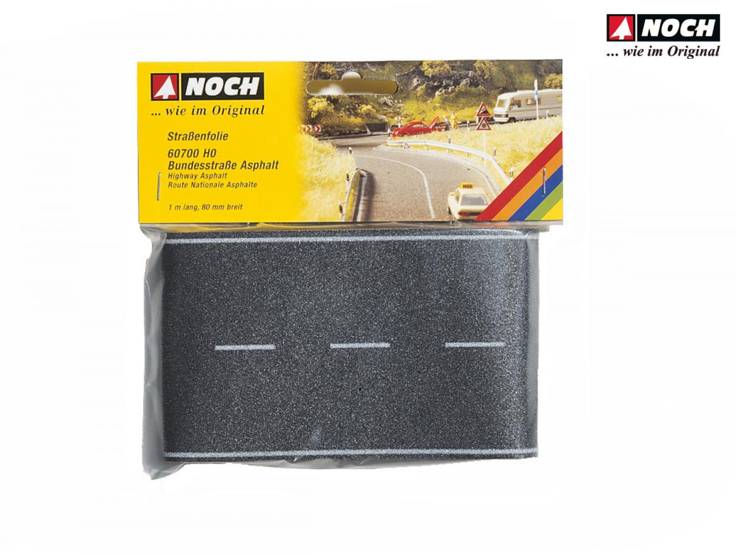 Noch 60706 H0 Landstraße Asphalt, 100 x 6,6 cm