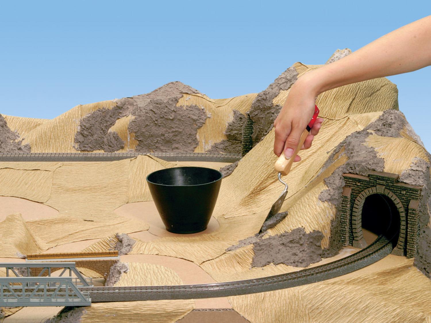 Noch 60880 Fels-Spachtel “Granit” grau, 400 g