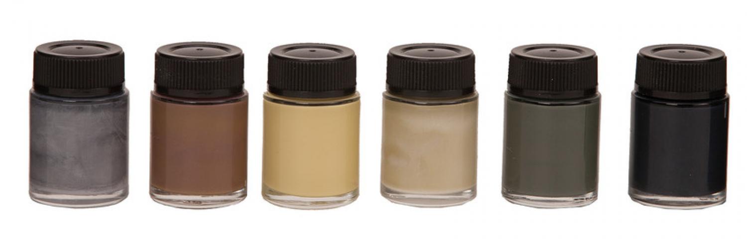 Noch 61200 Naturfarben-Set, 6 Farben je 20 ml