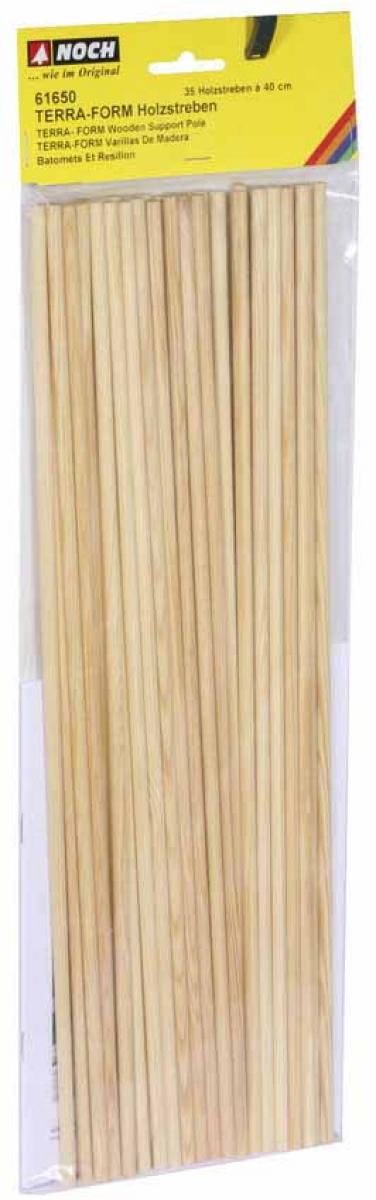 Noch 61650 Holzstreben 40 cm lang, 35 Stück