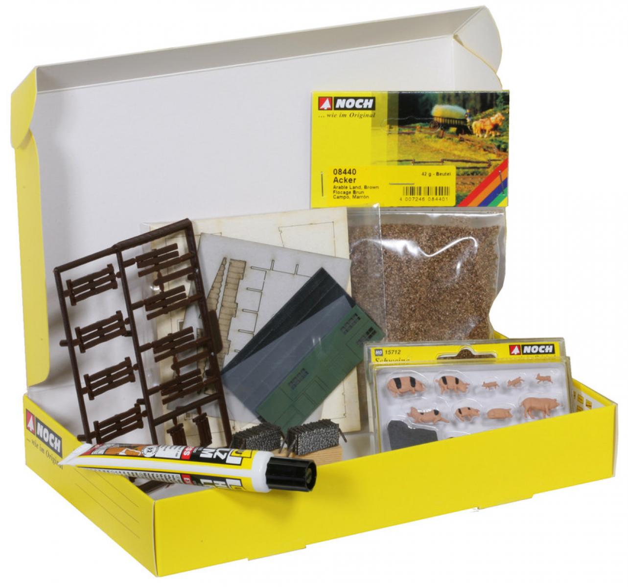Noch 65606 H0 Themen-Set “Waldhütte”