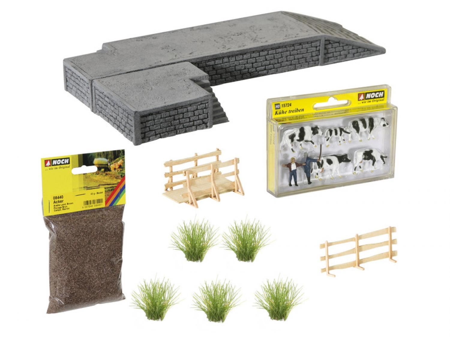 NOCH 65614 Themen-Set (H0)“Viehverladung”