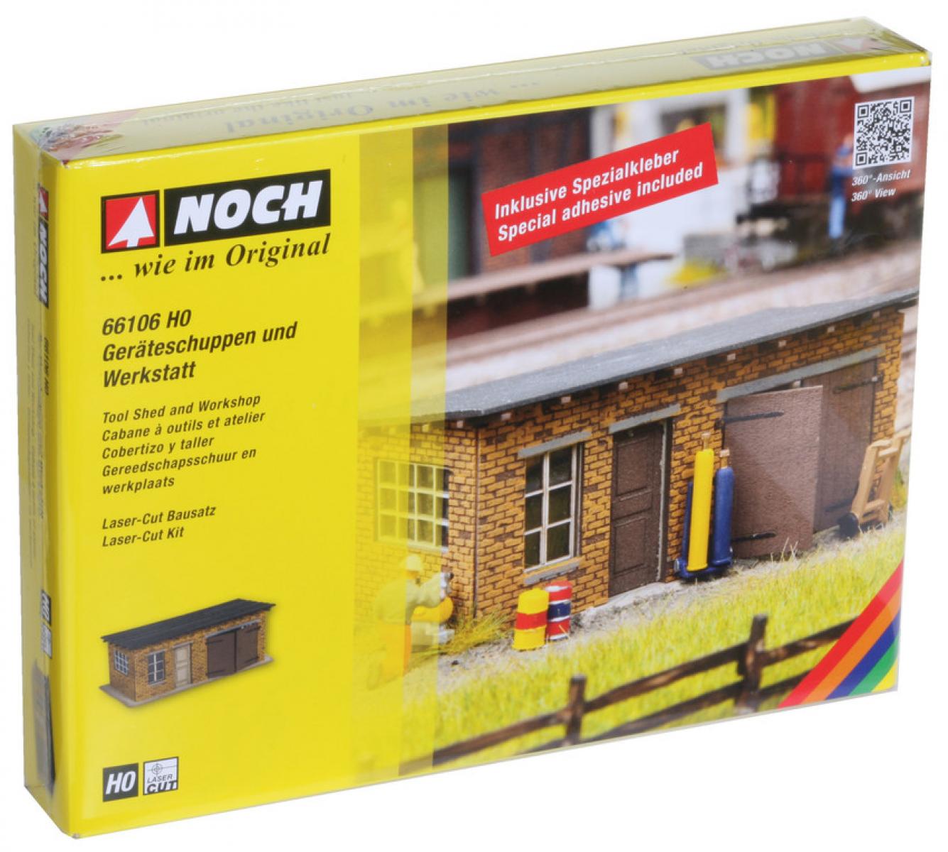 Noch 66106 H0 Geräteschuppen und Werkstatt